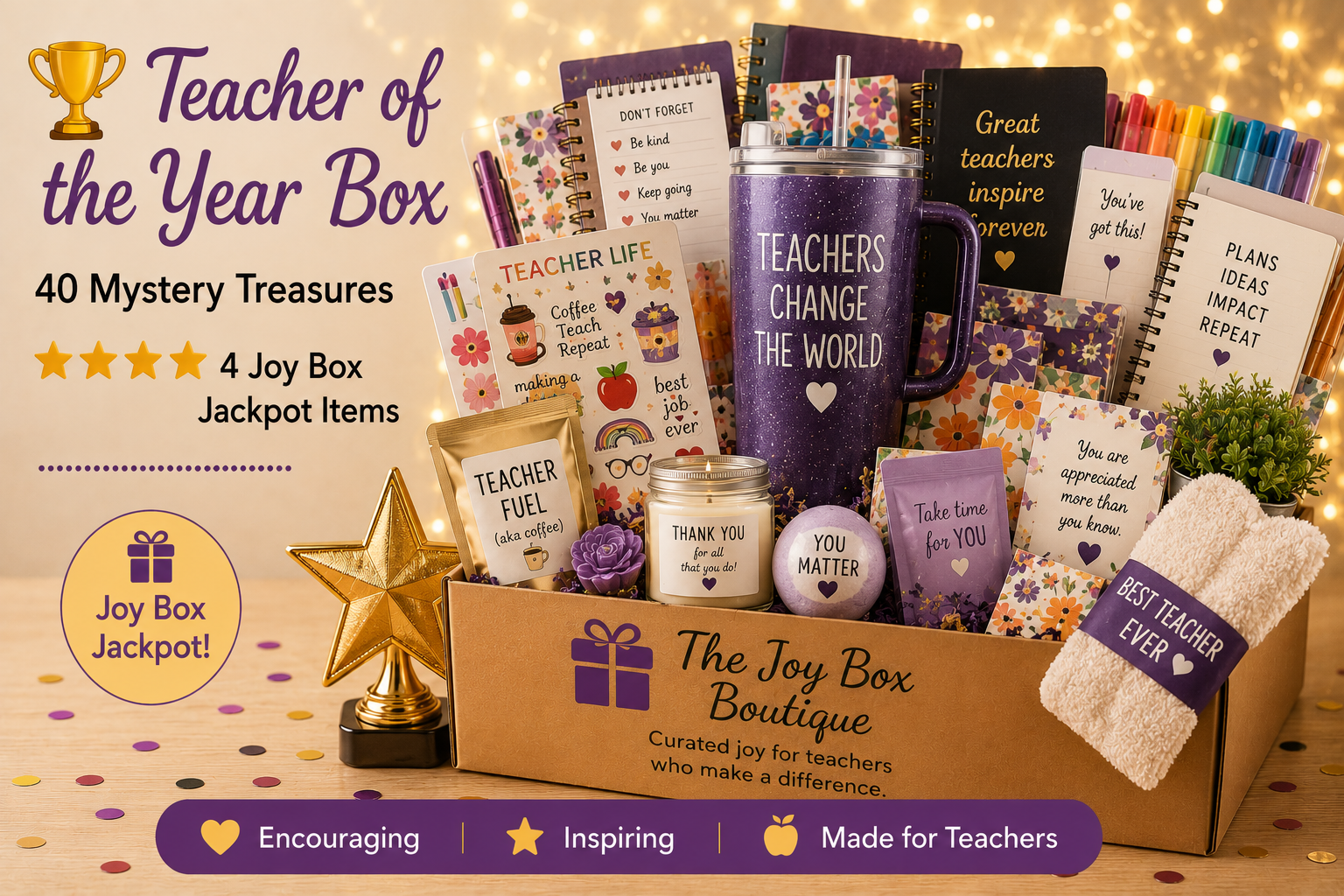 🏆 Teacher of the Year Box